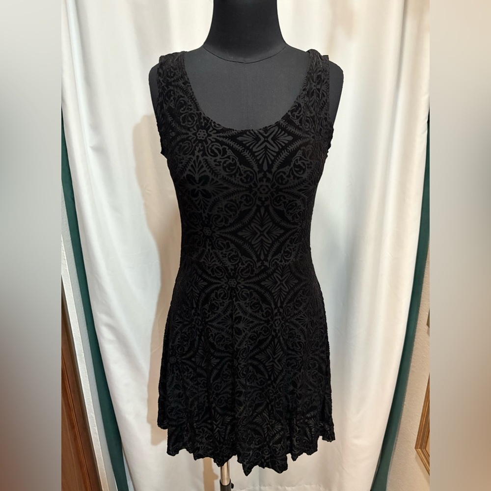 SOLD - Blackmilk burnout velvet skater play dress - Size M